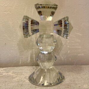 Beautiful Multi Faceted Crystal Easter Christian Cross